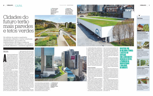 Interview to the national media - Cities of the Future will have more green roofs and walls