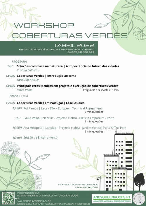 Workshop de Coberturas Verdes | FCUP