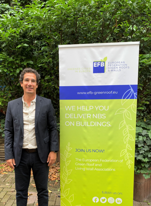 Paulo Palha is the new President of the European Federation of Green Roof Associations (EFB).